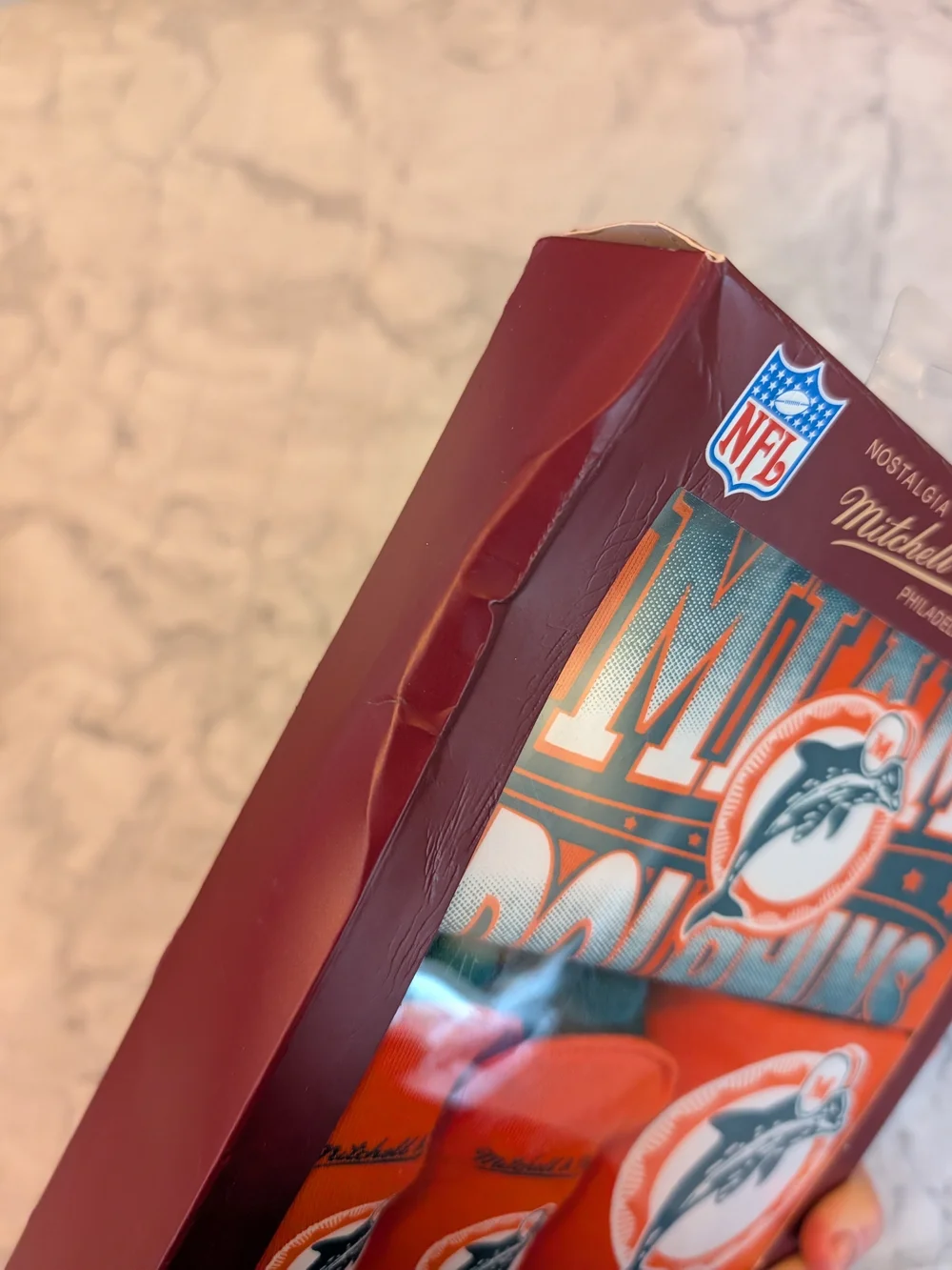 Mitchell & Ness Miami Dolphins 3-Piece Baby Set - Orange